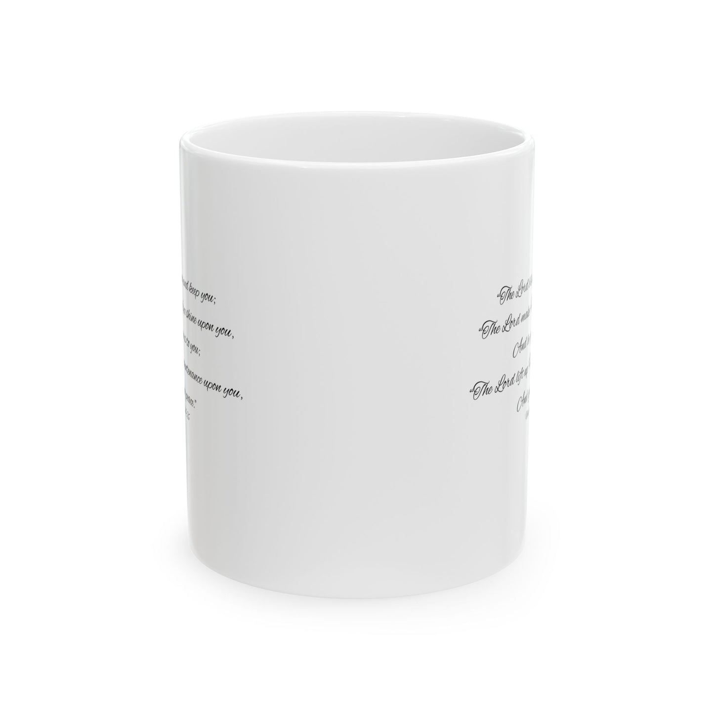 Aaronic Blessing Mug – 11oz White Ceramic