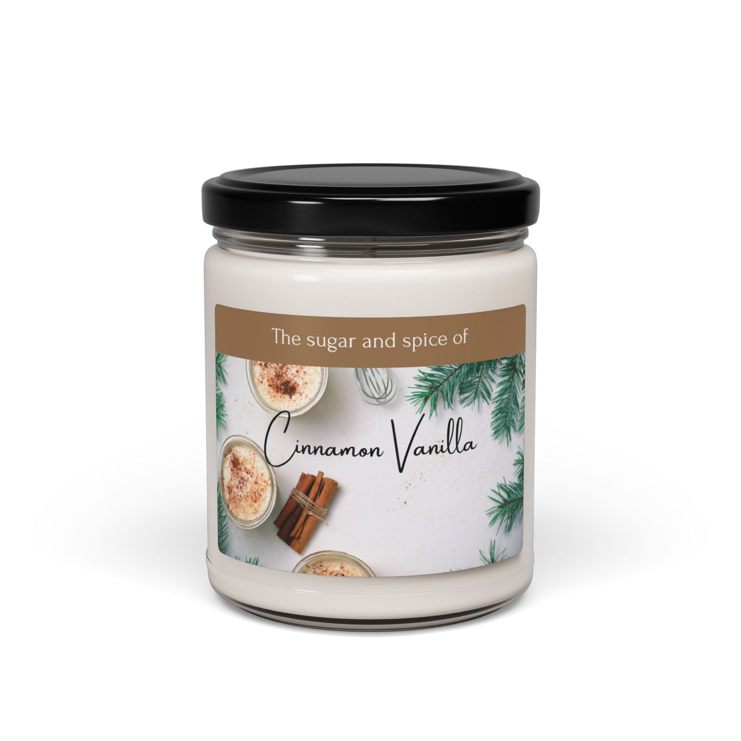 Christmas Scented Soy Candle – 9oz Glass Jar