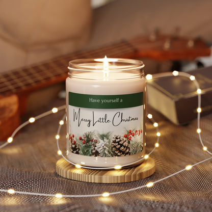 Christmas Scented Soy Candle – 9oz Glass Jar