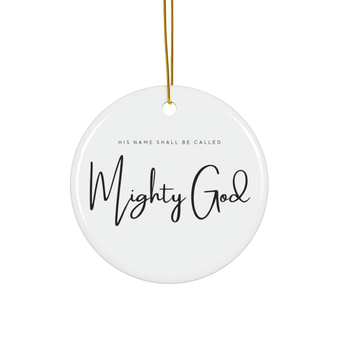 Ornament - His Name Shall Be Called: Mighty God