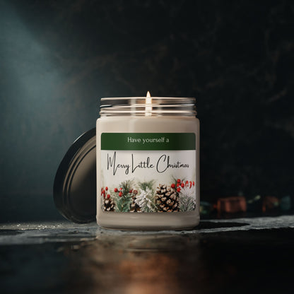 Christmas Scented Soy Candle – 9oz Glass Jar