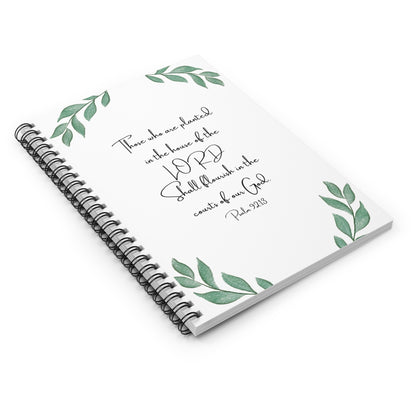 Psalm 92:13 Spiral Notebook – 6" x 8", 118 Pages